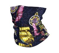 Dragon Old Sailboat Anchor Compass Vintage Neck Warmer 26X30Cm Decorative Hair Band Non-Slip Half Face Scarf For Climbing Tennis Running