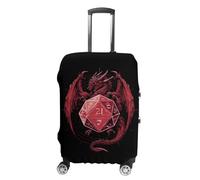 Dragon on A Dice Custom Suitcase Cover Washable Travel Luggage Protector Case