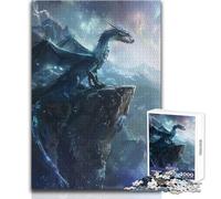 Dragon On The Cliff Edge 1000 Piece Jigsaws for Teenagers Logical Thinking Development Game Great Gift for Meaningful Moments Size 50x75cm