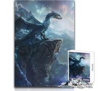 Dragon On The Cliff Edge 1000 Piece Jigsaws for Teenagers Logical Thinking Development Game Great Gift for Meaningful Moments Size 38x26cm