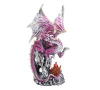 Dragon Ornament - Dragon Gifts, Dragons Garden Ornament, Fantasy Dragons Statue for Halloween Bedroom Living Room Study Decor, Fourth Wing Merch, Guardians Figurine, Animal Lover Gift for Women Man