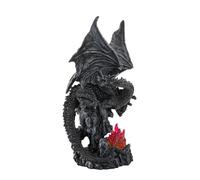 Dragon Ornament - Dragon Gifts, Dragons Garden Ornament, Fantasy Dragons Statue for Halloween Bedroom Living Room Study Decor, Fourth Wing Merch, Guardians Figurine, Animal Lover Gift for Women (B)