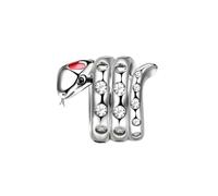 Dragon Owl Graduation Cat Pony Horse Mother Daughter Charm Bead Pendant 925 Sterling Silver Compatible With Pandora Charm Moments Bracelet (I Love You Heart Snake Serpent Twist Knot)