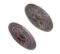 Dragon Pattern Bronze Incense Holder for Bedroom Temple - Zinc Oy Plate, Incense S Holder, Incense Plate, Incense Stand (Dragon and Phoenix Plate red Copper)