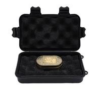 Dragon Pattern Fingertip Slider Toy, Stainless Steel Push Card Slider Toy, Portable Finger Slider Toy with Mechanical, Interactive Gameplay for Stress Relief and, (Gold)