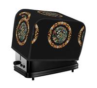 Dragon pattern Toaster Cover 2 Slice, Waterproof Bread Machine Covers with Pockets Universal Size Kitchen Small Appliance Cover with Handle, Dust and Fingerprint Protection