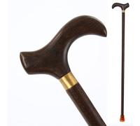 Dragon & Phoenix Head Collectibles Wooden Cane Walking Stick with Rubber Tip for Men and Women Ergonomic - Gift for Elders(Curved handle style,Ht.145-150 cm)