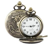 Dragon Pocket Watch, Unisex Pocket Time, Animal Design Watch, Decorative Pocket Time, Distinctive Design, Exquisite Craftsmanship 10c,/3.9inch 8cm/3.14inch for Men and Women