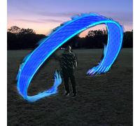 Dragon Poi LED Lights with Ribbon, Flinging Streamer for Outdoor Dance and Exercise, Perfect for Chinese Dragon Performances