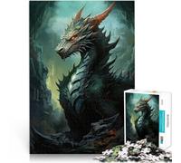 Dragon Poster 1000 Piece Jigsaw Puzzle for teenagers Learning Educational Toys Family Games Enhance love between couples 38x26cm