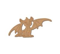 Dragon Pre Marked Design 3 - Premium MDF & Plywood Embellishments Laser Cut Craft Shapes for Scrapbooking, Card Making, DIY Decor, Weddings & Personalized Projects