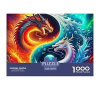 Dragon Premium Jigsaw Puzzle Designed for Relaxed Evenings, Featuring Fantasy with Refined British Visual Appeal, Suitable for Adults And Families Seeking Calm Focus 70x50cm/1000pcs