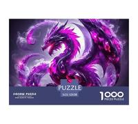 Dragon Premium Paper Jigsaw Puzzle for Relaxed Family Gatherings, Expressing Fantasy through A Smooth Assembly Rhythm That Feels Engaging And Reassuring 52x38cm/1000pcs