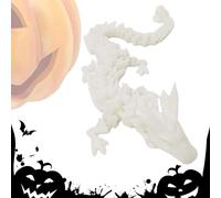 Dragon Printed 3DS - Articulated Dragon, Crystal Dragon Printed Pattern 3DS | 11.8 Pollch Halloween And Christmas Decoration, Joint Mobility Ornament, Home Desktop Decoration For Coll