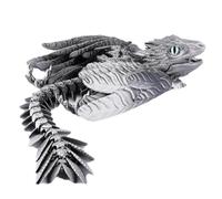Dragon Printed in Flexible, Dragon Printed in,Movable Joints with Feather Similar Detailing Flying Dragon Soaring | Articulated Dragon Toys, Unique Articulated Collectible Figurine for
