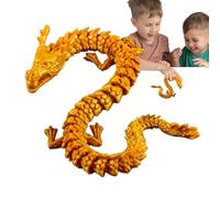 Dragon Printed on , Dragon ,Flexible Desk Toys for Pets - Dragon Printed on , Articulated Dragon Set, Toy Dragon Figures, Fidget Toy, Hog Decoration