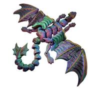 Dragon Puppet - Movable Claw Puppet for Children, Articulated Wrist Toy | Cute Dinosaur Puppets, Imaginative Play Pet, Finger Puppett for Boys, magicals Creature Toy, Baby Hand for Fun Play