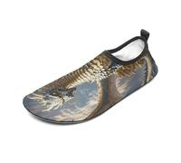 Dragon Purple Moon Water Shoes for Men Women, Lightweight Stretch Swim Shoes with Anti-Slip Rubber Sole, Quick-Dry Aqua Socks for Pool, Beach, Surfing, Style, 5