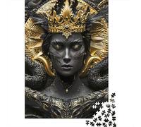 Dragon Queen Sovereign Adult 1000-Piece Jigsaw Puzzle, 70x50cm/1000pcs, for Progress Whenever Time Allows; Clean White Card Pieces for Sorting