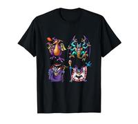 Dragon Quest I & II HD-2D Remake Boss Monsters T-Shirt, Men, Black, Large