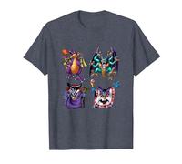 Dragon Quest I & II HD-2D Remake Boss Monsters T-Shirt, Men, Heather Blue, X-Large
