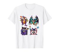 Dragon Quest I & II HD-2D Remake Boss Monsters T-Shirt, Men, White, Small