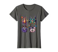 Dragon Quest I & II HD-2D Remake Boss Monsters T-Shirt, Women, Asphalt Grey, X-Large