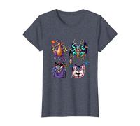 Dragon Quest I & II HD-2D Remake Boss Monsters T-Shirt, Women, Heather Blue, X-Small