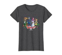 Dragon Quest I & II HD-2D Remake Heroes Art T-Shirt, Women, Dark Heather Grey, Medium