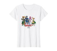 Dragon Quest I & II HD-2D Remake Heroes Art T-Shirt, Women, White, X-Large