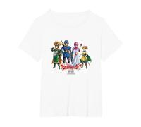 Dragon Quest I & II HD-2D Remake Heroes Art T-Shirt, Women's Plus, White, 4X