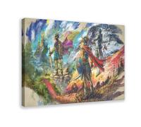 Dragon Quest III- The Beginning of The Legend Canvas Poster Wall Art Decor Print Picture Paintings for Living Room Bedroom Decoration 16x24inch(40x60cm)