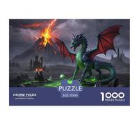 Dragon Quest1000 Pieces Jigsaw Puzzles for Adults Educational Games Challenging for Home Decoration Great Gift Idea70x50cm/1000pcs