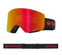 Dragon R1 OTG - Black Red Spyder Collab with Lumalens Red Ionized & Lumalens Light Rose Lens