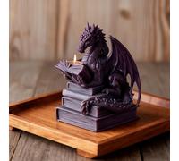 Dragon Reading-Book Candle Moulds Silicone, 3D Animal Resin Casting Silicone Moulds for Epoxy Resin Craft & Home Decor, Silicone Molds for Soap Wax Aromatherapy Candles Making