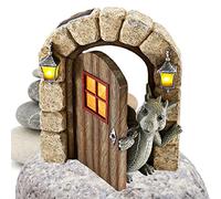 Dragon Reading Book Statue - Intricate Book Lover Ornament, Cute Figure Statue | Collectible Mythical Creature Decor, Dragon Meditating In Front Window Garden Crafts Ornaments For Bookshelves Desks