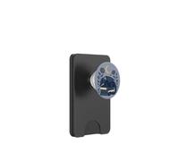 Dragon Reading Under Moon Fantasy Art PopSockets PopWallet for MagSafe