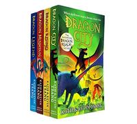 Dragon Realm Series 4 Books Collection Set By Katie Tsang, Kevin Tsang(Dragon Legend, Dragon Mountain, Dragon City & Dragon Rising)
