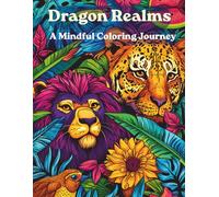 Dragon Realms: A Mindful Coloring Journey: Intricate Mandalas and Wildlife Designs for Stress Relief and Relaxation
