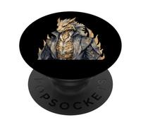 Dragon Regal Attire Fantasy Creature Sophistication PopSockets Adhesive PopGrip