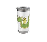 Dragon rejoices Fabulous Creature Fire Fairy Tale Stainless Steel Insulated Tumbler