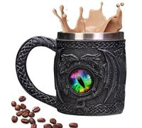 Dragon Relief Beer Mug - 400g Intricate Artwork, Ceramic Or Metal Material, Gothic Style Drinking Cup, Collector Edition for Fantasy Tankard | Dragon Enthusiasts Medieval Decor gamins Tabletop for C