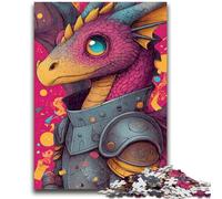 Dragon Rider Jigsaw Puzzles for Adults 1000 Piece,Help The Brain Exercise Addictive Toys to Cultivate Patience Parent-child Interaction (50x75cm)