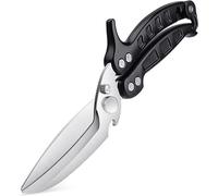 DRAGON RIOT Poultry Shears Heavy Duty, Black Kitchen Scissors