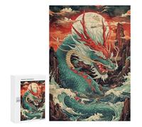 Dragon Rising Mythical Majesty Puzzle 1000 Teile Schwer Puzzle Spielzeug Lernspiel Impossible Herausforderungsspielzeug Für Erwachsene Kinder 300 PCS