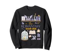 Dragon Romantasy Book Club Bibliophile Art Sweatshirt
