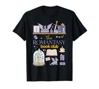 Dragon Romantasy Book Club Bibliophile Art T-Shirt