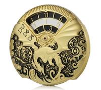 Dragon Roulette Spinner Dice DNDND 7-in-1 Fidget Spinner Metal DND Dice Set with Grogeous Gift Box for Dungeons and Dragon and Tabletop Game (Gold with Black)