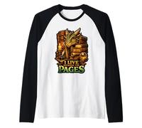 Dragon’s Literary Lair Raglan Baseball Tee