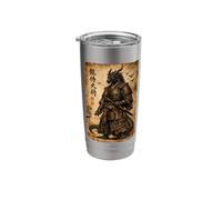 Dragon Samurai Art Japanese Vintage Stainless Steel Insulated Tumbler